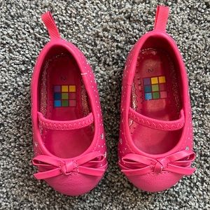 Baby girls pink shoes 2.0 slip on elastic band